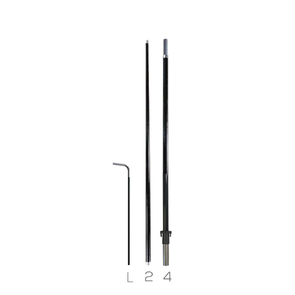 7 ft. Mamba Rectangle Flag Medium — Hardware Only